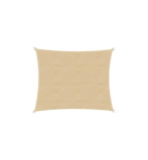 WINDHAGER - Sonnensegel Capri, 4 x 5 m, Eckig, Champagner