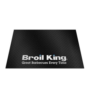 BROIL KING - Tapis de protection du sol, 90 x 180 cm, noir