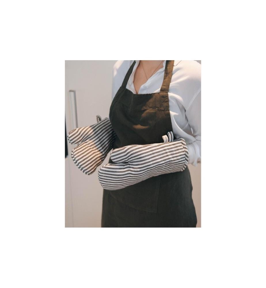 Esmée Tablier de cuisine Nura Vert olive