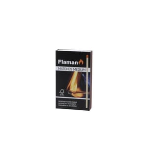 FLAMAN - Allume-feu pour barbecue Matches Medium, 50 pièces