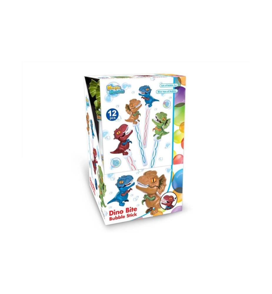 Totally - Bulles de savon Dino Bite Bubble Stick assorti