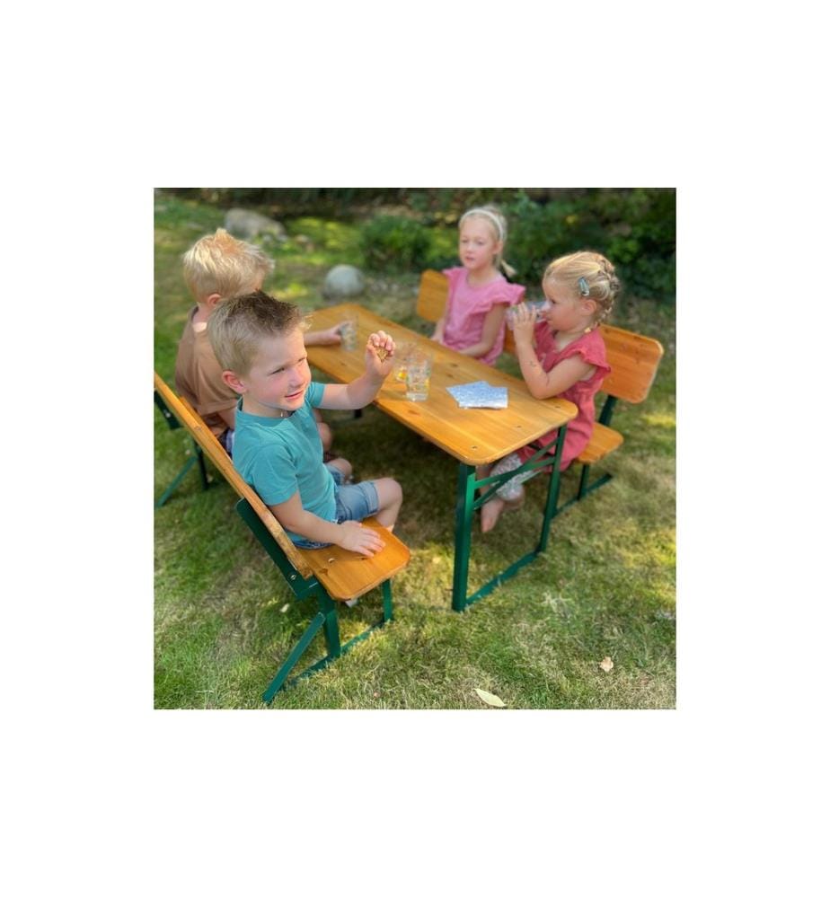 ROBA - Kinderparty-Garnitur Natur/Grün
