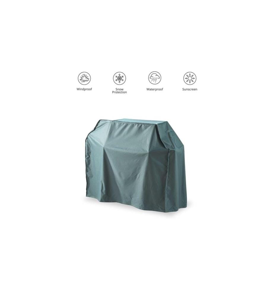 Lumaland - Gartenmöbelabdeckhaube Grill - 165 x 63 x 125 cm 280 g/m²
