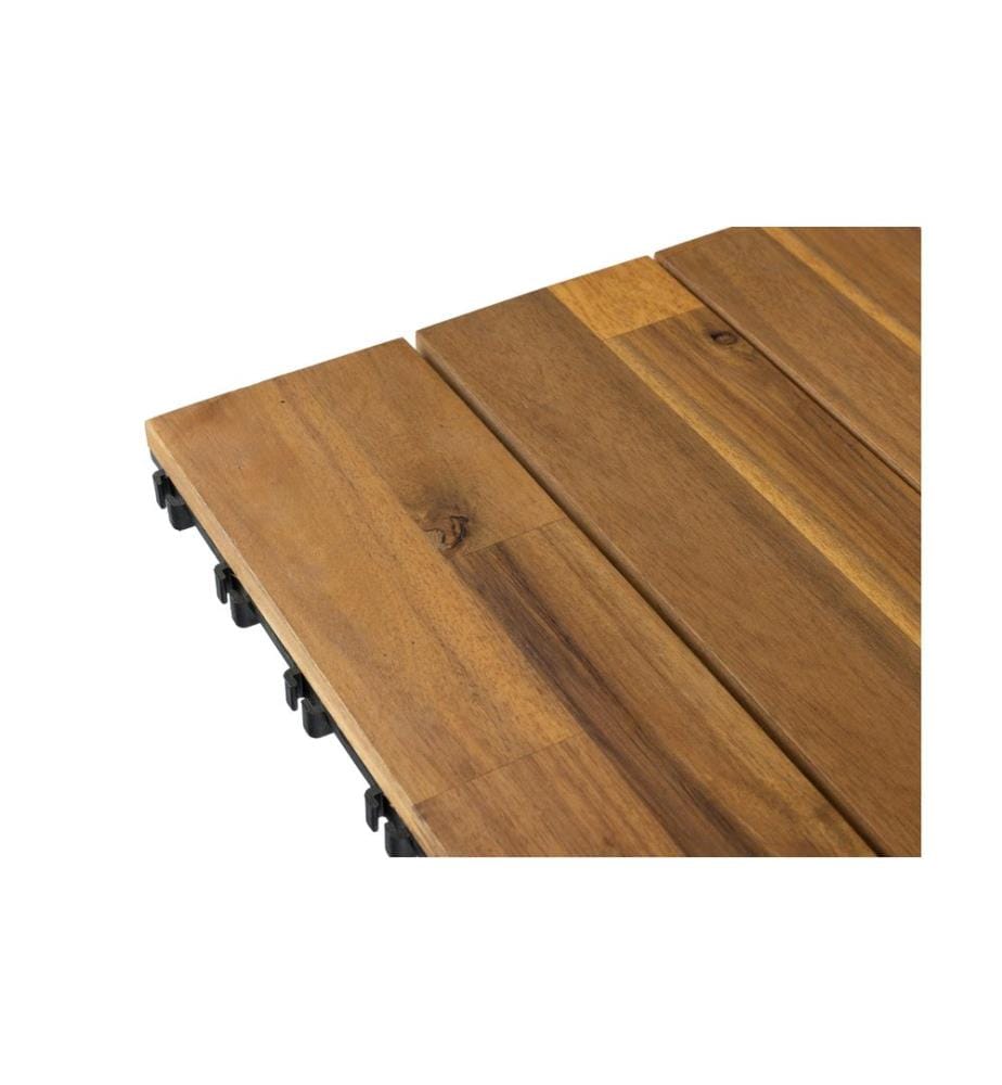 COCON - Balkon-& Terrassenplatten Akazie, 60 x 30 cm, 6 Stück