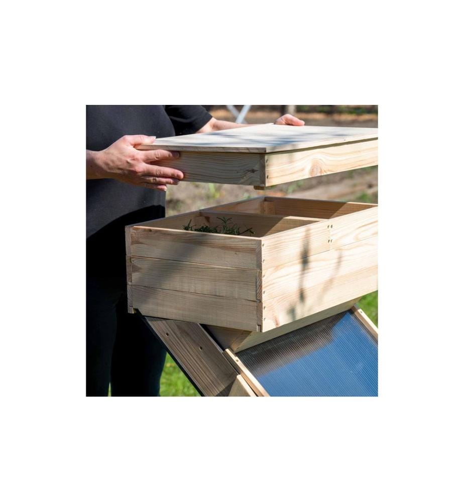dobar - Solar-Trockner aus Holz