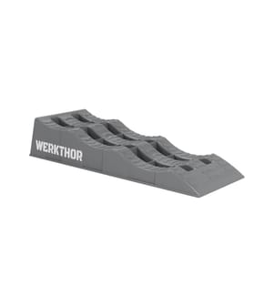 Werkthor - Flache Auffahrkeile 2er Set, Grau