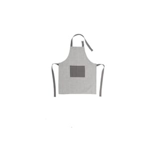 Tiseco - Tablier de cuisine 52 x 63 cm, gris