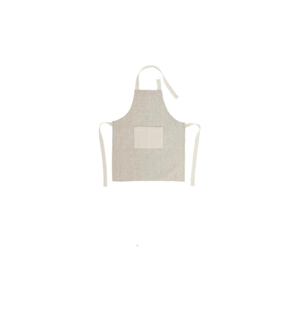 Tiseco - Tablier de cuisine 52 x 63 cm, taupe