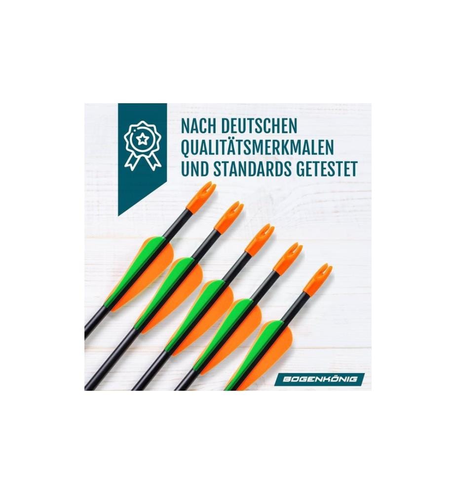 Bogenkönig - Metallspitzbogen 28 Zoll, 5er-Set