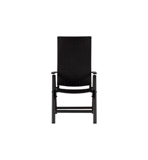 Schou - Chaise de jardin Lise Positon 59 x 75 x 108cm – noir
