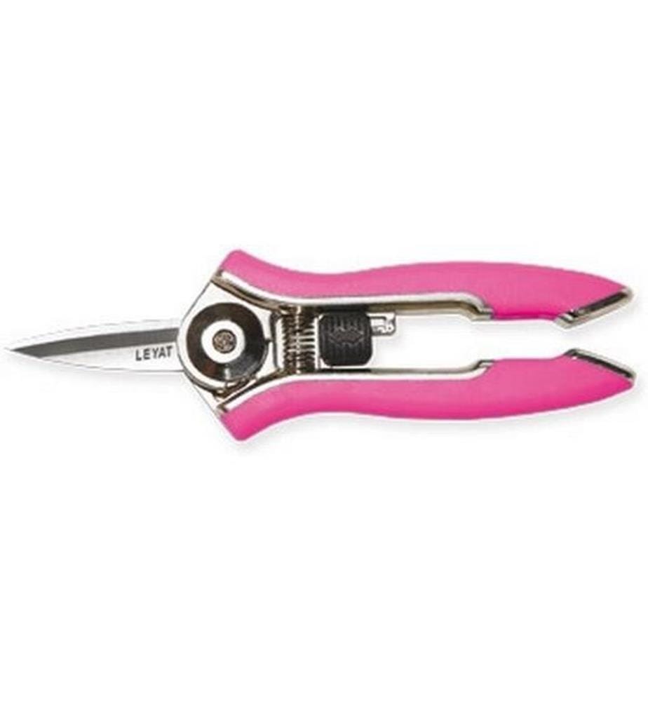 Samen Mauser - Gartenschere Happy Line LEYAT mit gerader Klinge, pink