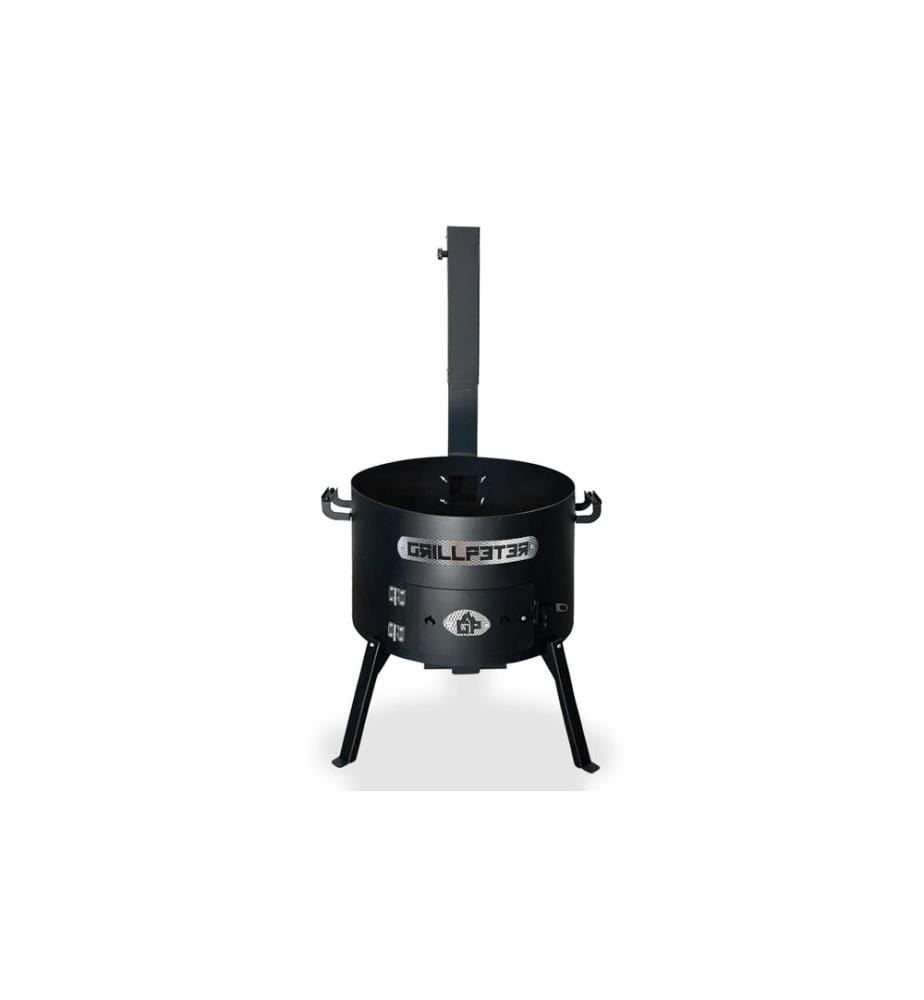 GRILLPETER - Holzkohlegrill Utschak Asamat Ø50 cm Schwarz
