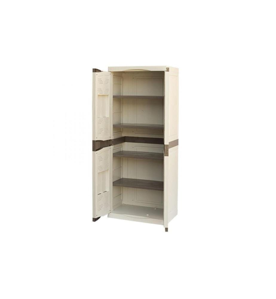 Art Plast - Gartenschrank Beige/Braun