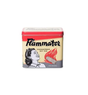 Flammator - Allume-feu pour barbecue avec boîte nostalgique, 50 pièces