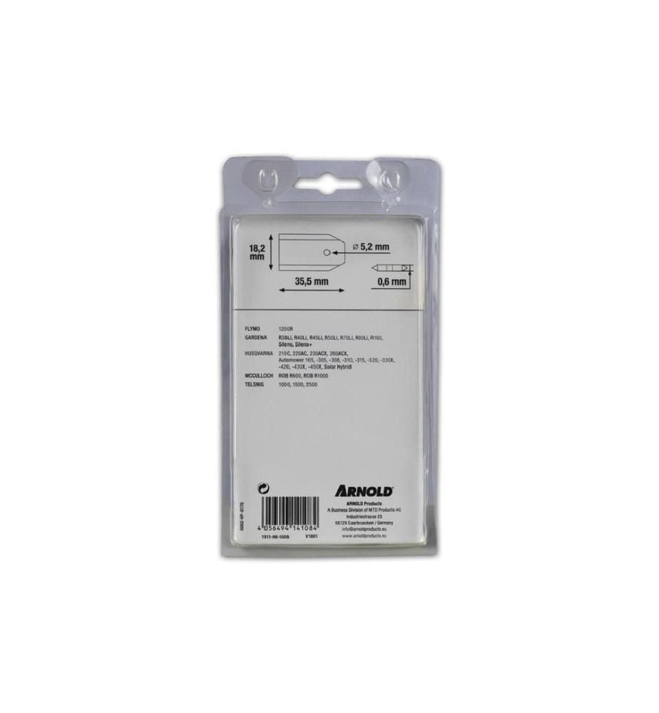 ARNOLD - Lame de rechange TiN-Cut AR1 Husqvarna, Gardena, McCulloch
