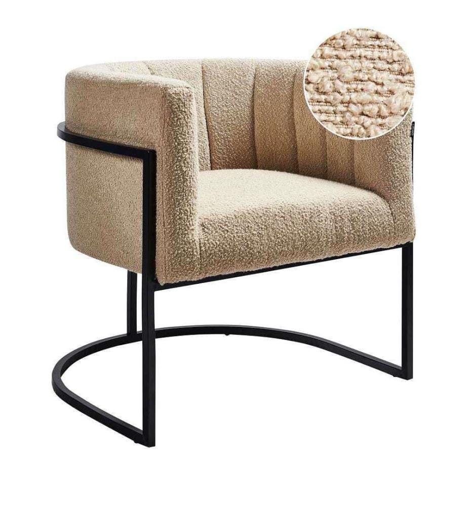 Sessel LARVIK II Bouclé Beige