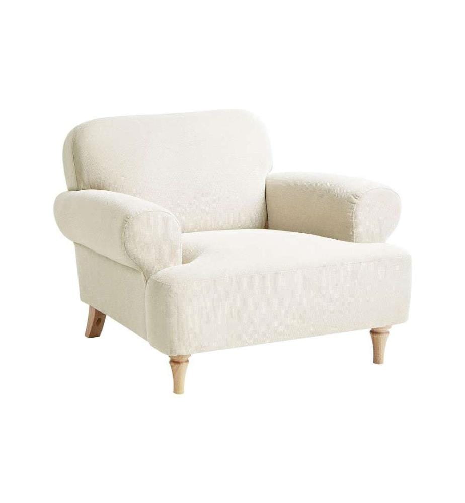 Sessel KIBERG Stoff Hellbeige