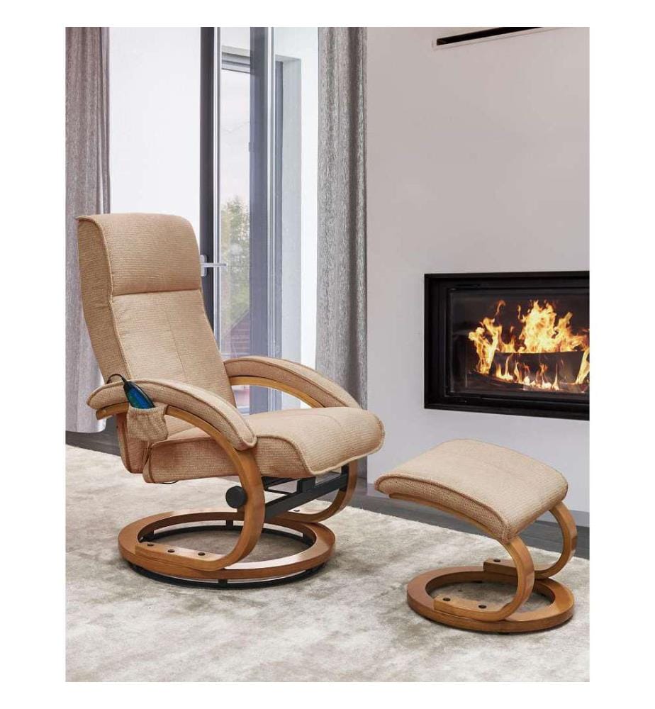Fauteuil massant HERO Tissu Beige