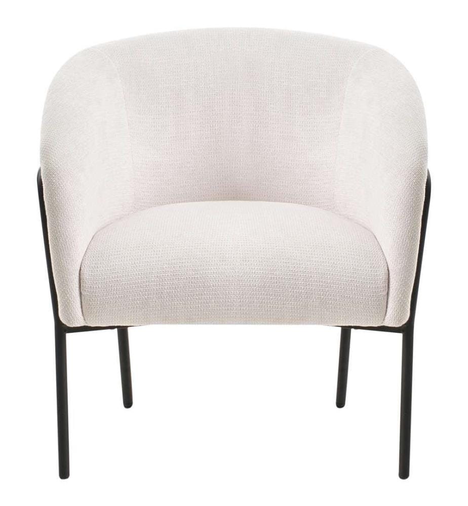 Sessel KROSSEN Stoff Hellbeige