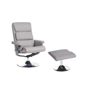Fauteuil massant LEGEND Cuir PU Gris