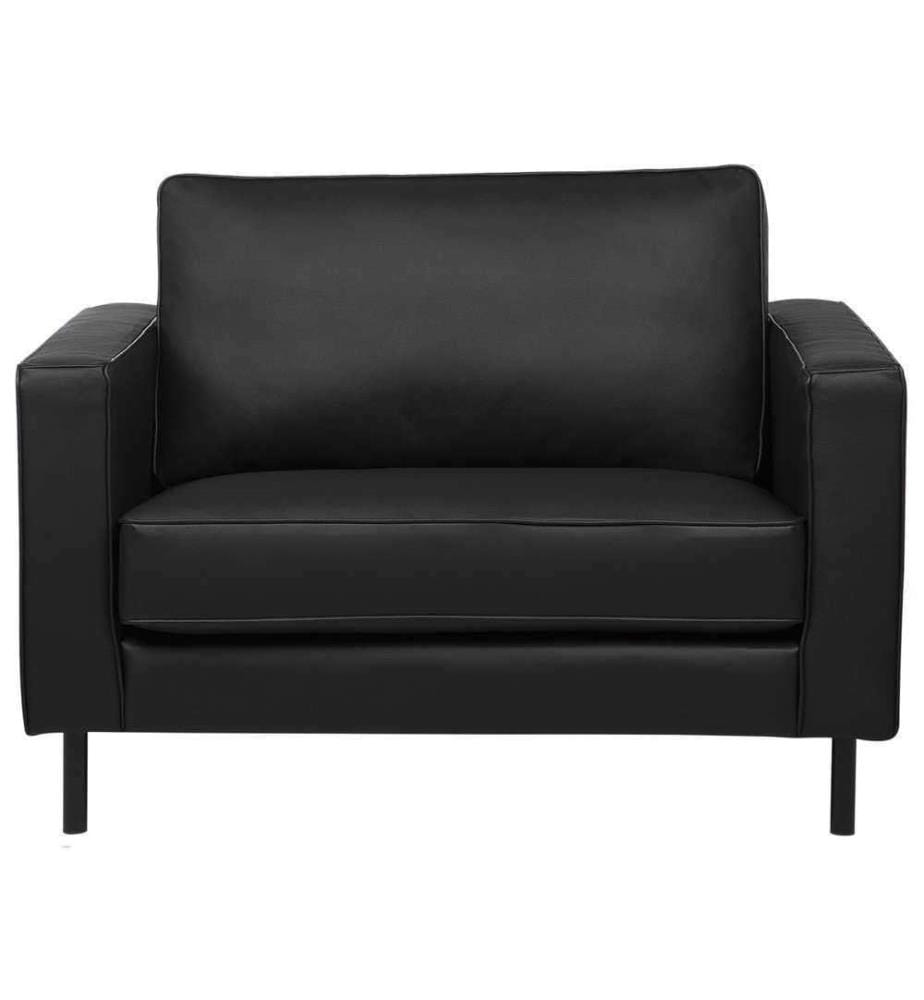Armchair SAVALEN Leather Black