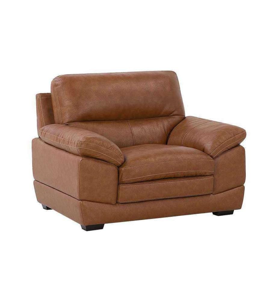Fauteuil HORTEN Cuir PU Marron