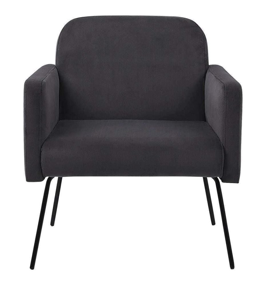 Fauteuil NARKEN Velours Gris