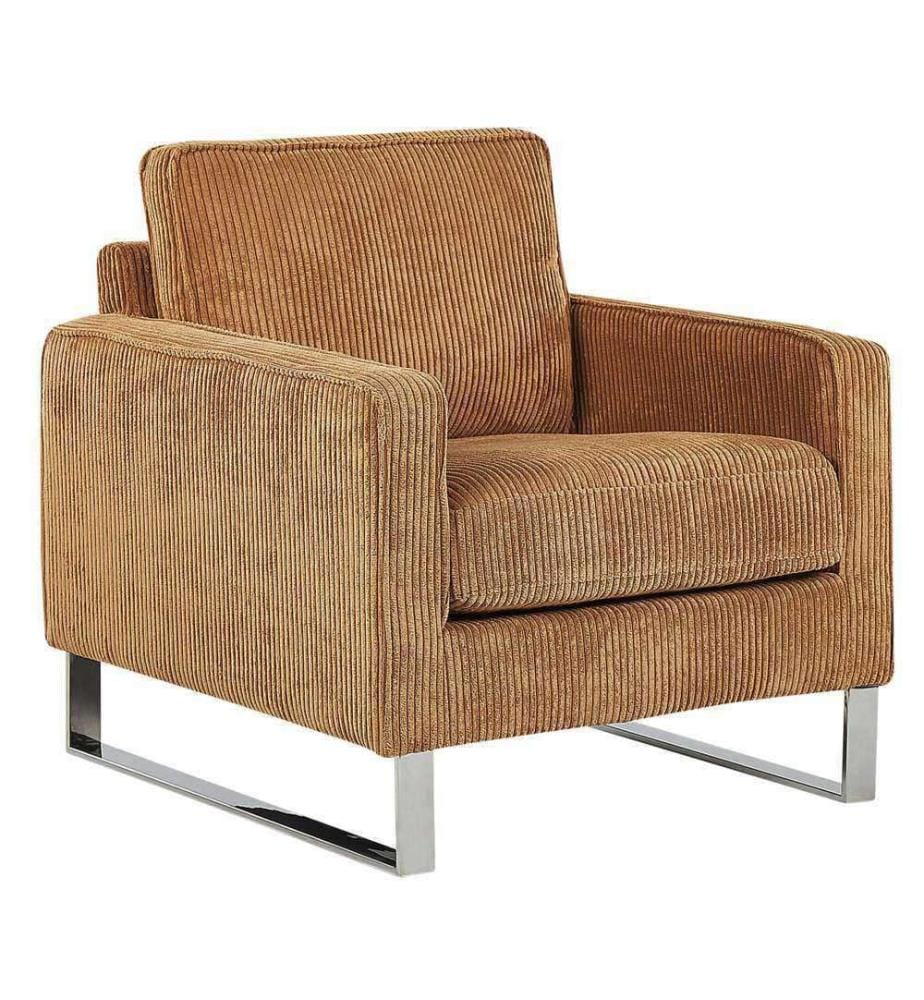 Sessel VIND Cord Hellbraun