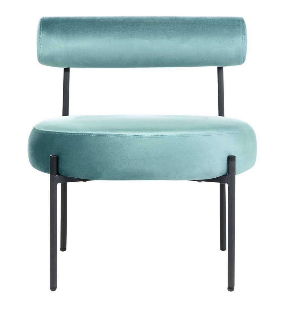 Sessel ALPHA Samtstoff Türkis