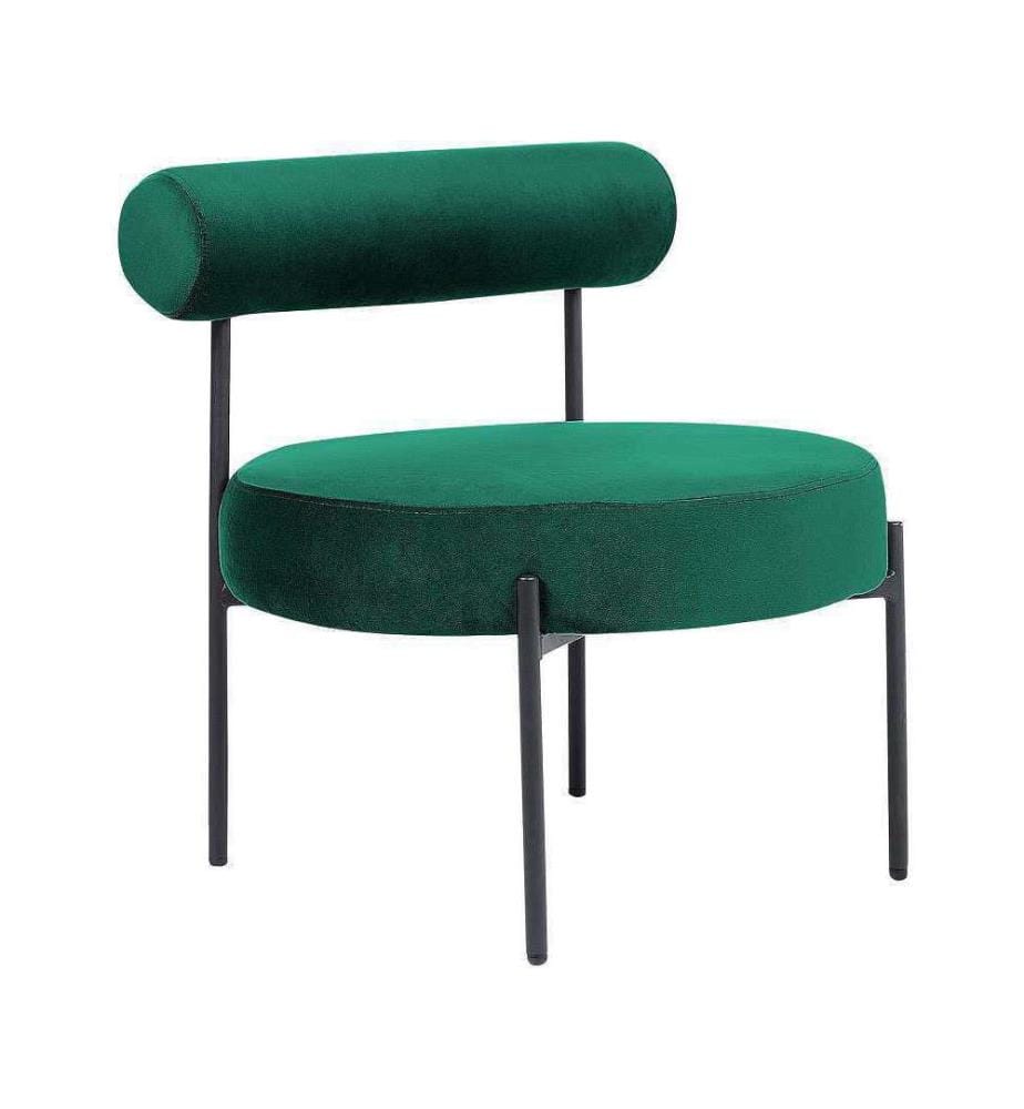 Sessel ALPHA Samtstoff Smaragdgrün