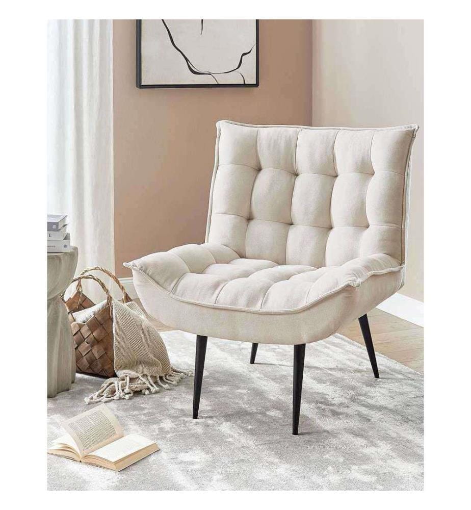 Sessel ALVESTA Stoff Hellbeige