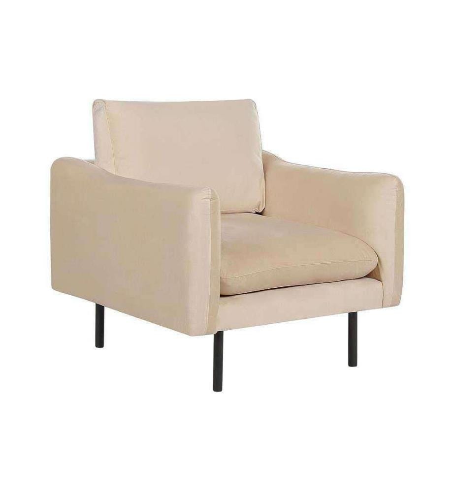 Fauteuil VINTERBRO Velours Beige
