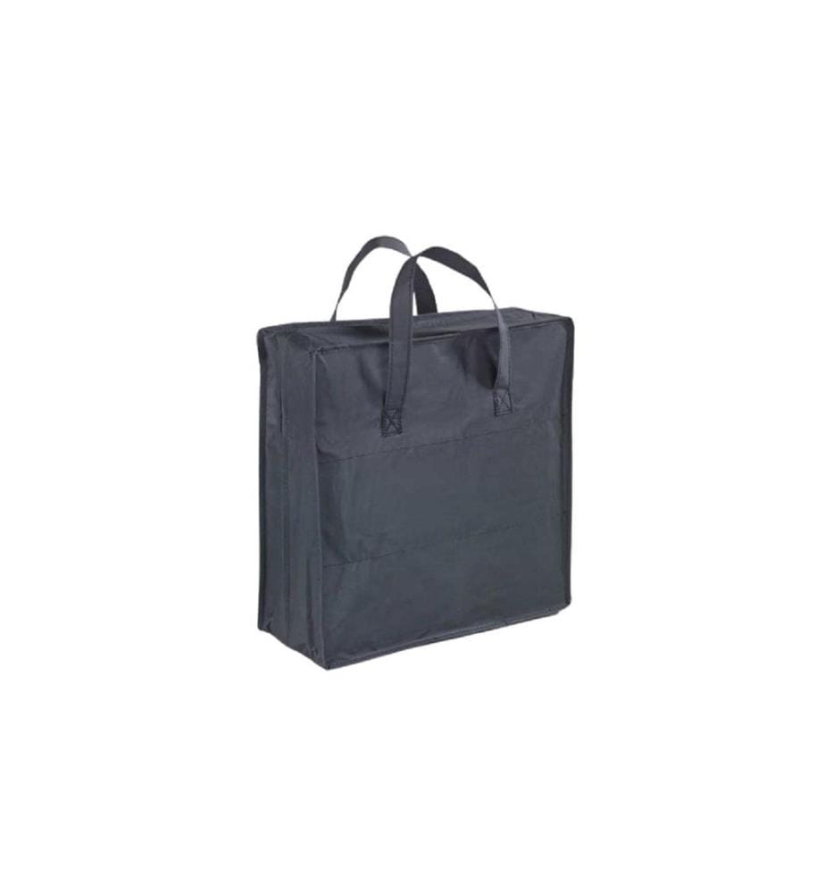 WENKO - Sac à chaussures Deep Black 37.5 x 16.5 x 24.5 cm