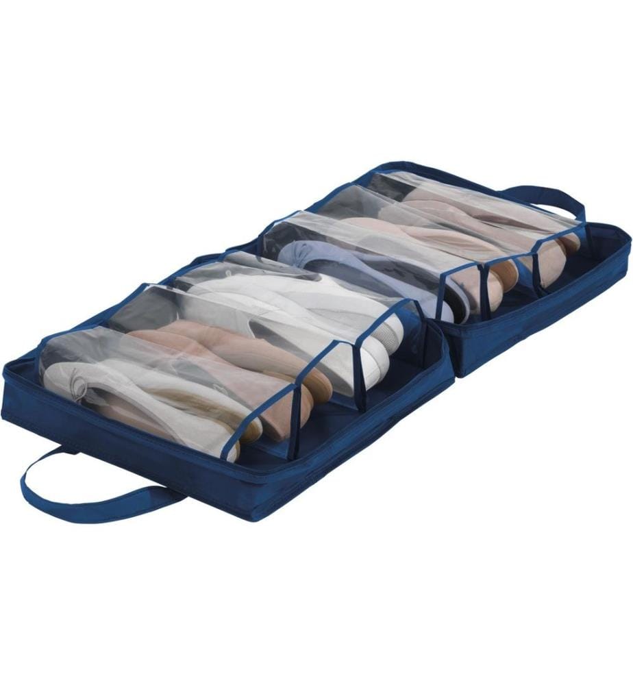 WENKO - Sac à chaussures Business 36.5 x 14.5 x 36.5 cm
