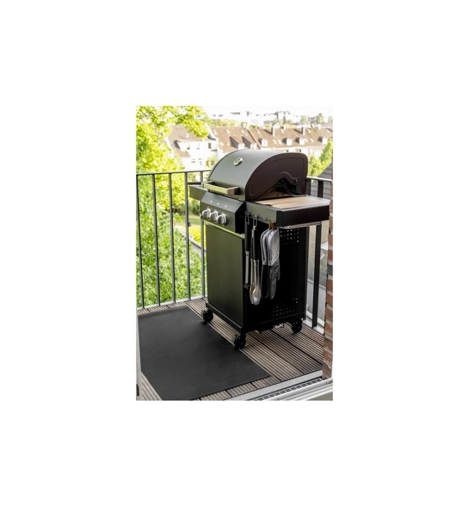 WENKO - BBQ-Pinsel Schwarz/Silber