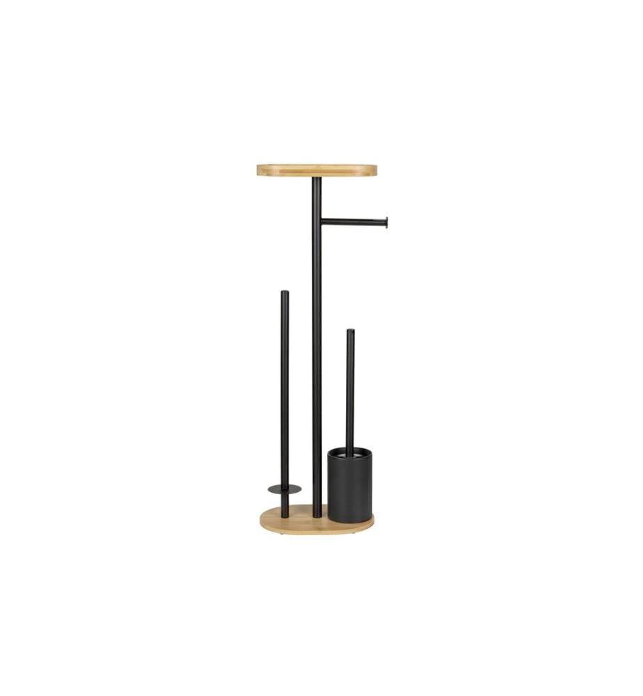 WENKO - Accessoires pour toilette Pomarolo Noir/Brun