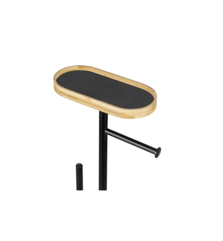 WENKO - Accessoires pour toilette Pomarolo Noir/Brun