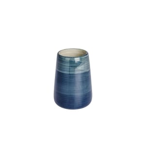 WENKO - Zahnputzbecher Pottery Petrol