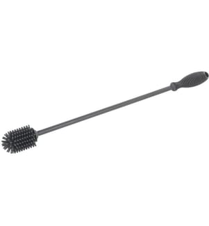 WENKO - Silikon Flaschenbürste 38 cm Dunkelgrau