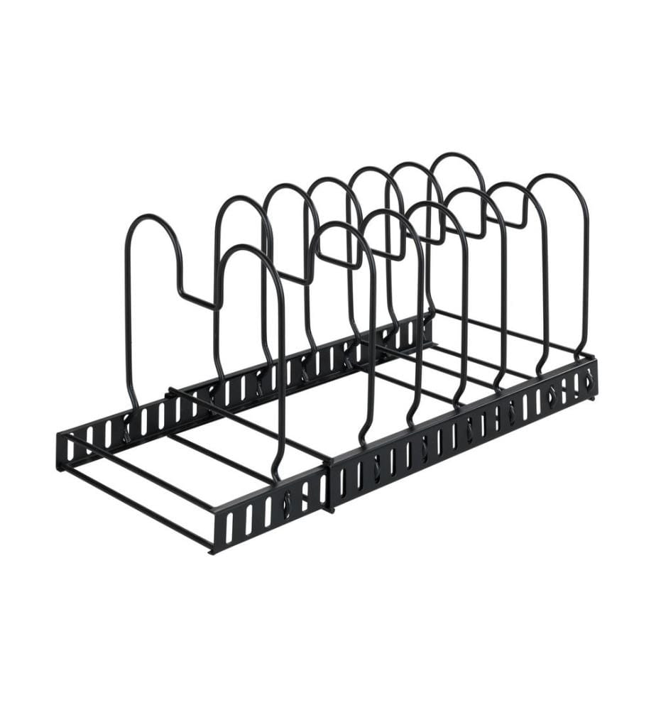 WENKO - Couvercle et Supports de casserole Pour 6 casseroles Noir