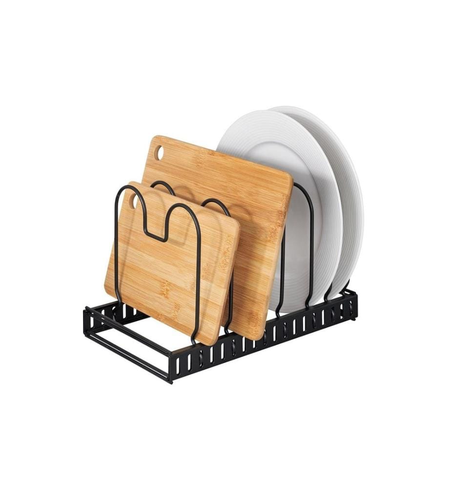 WENKO - Couvercle et Supports de casserole Pour 6 casseroles Noir