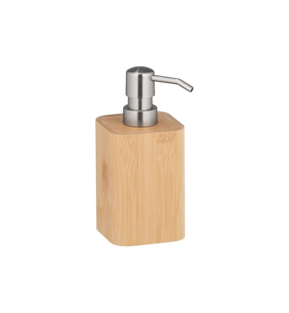 WENKO - Distributeur de savon Bambusa 220 ml, Nature