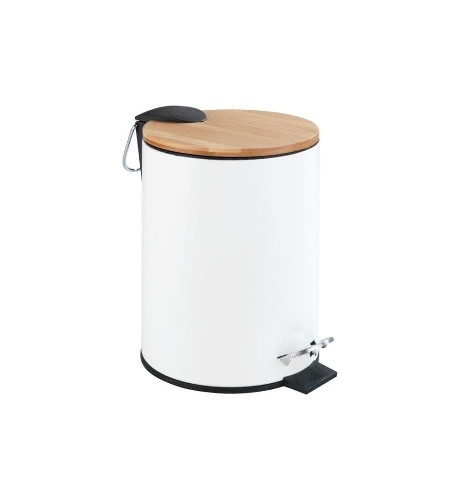 WENKO - Treteimer Tortona 3 l, Weiss