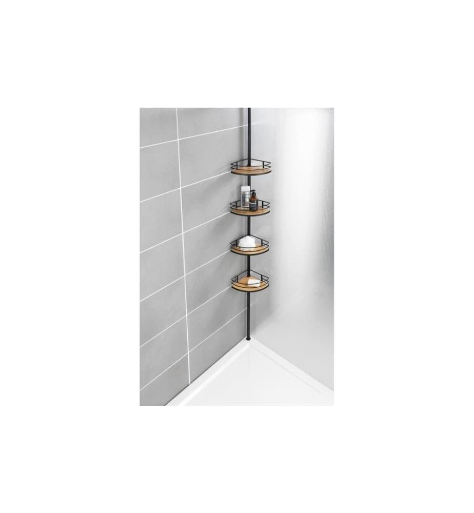 WENKO - Supports pour ustensiles de salle de bains Dolcedo Noir