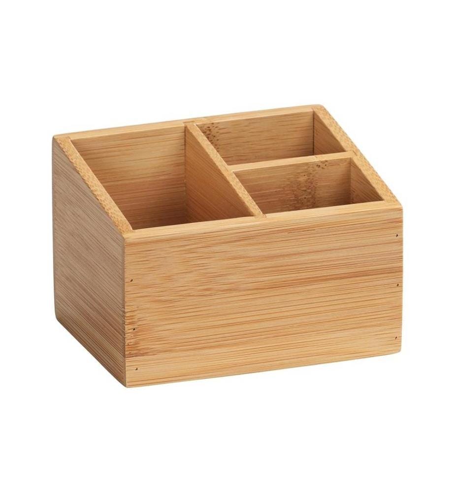 WENKO - Supports pour ustensiles de salle de bains Terra Nature, 12 x 9 cm
