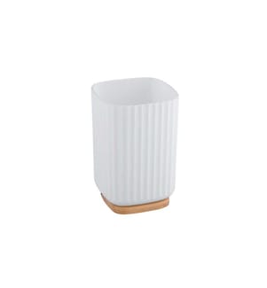 WENKO - Gobelet pour le brossage de dents Rotello Blanc