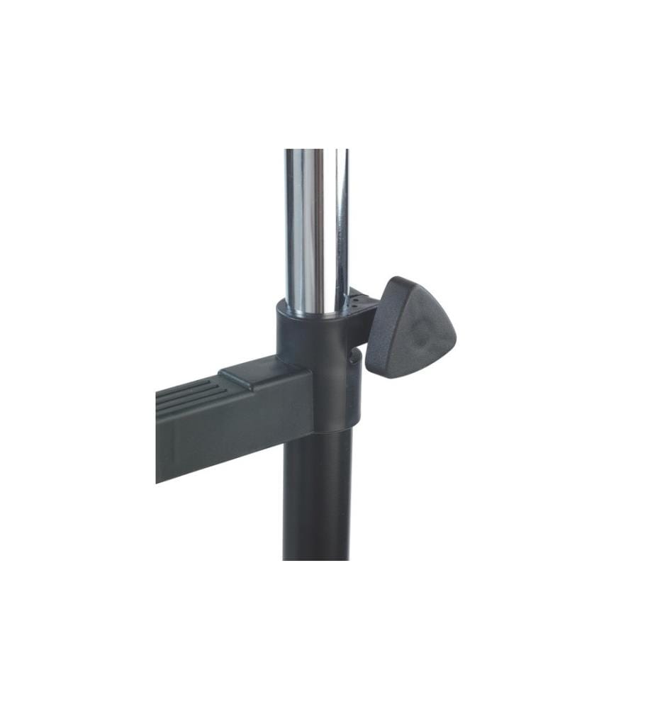 WENKO - Garderobenständer All In 117 cm/169 cm, Schwarz/Silber