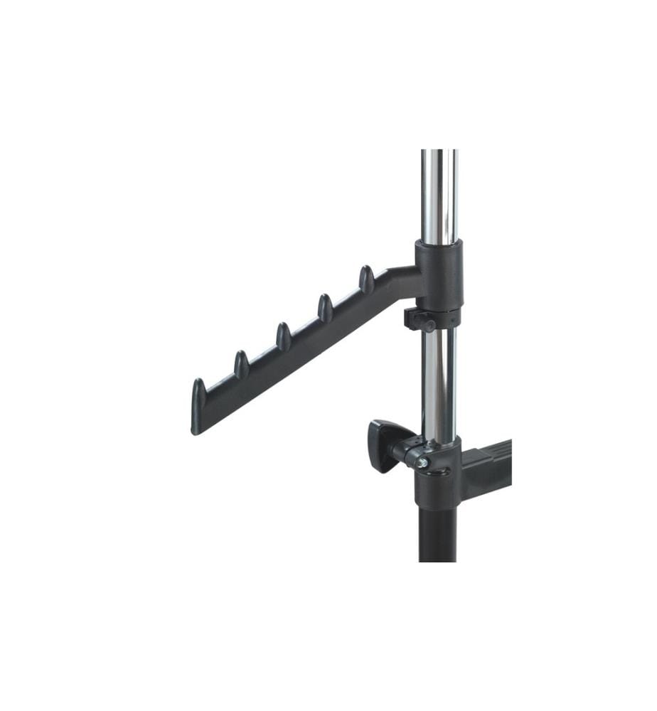 WENKO - Garderobenständer All In 117 cm/169 cm, Schwarz/Silber