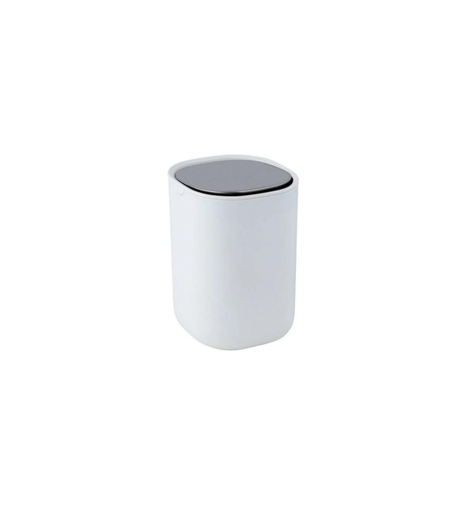 WENKO - Schwingdeckeleimer Frini 1.5 l, Weiss