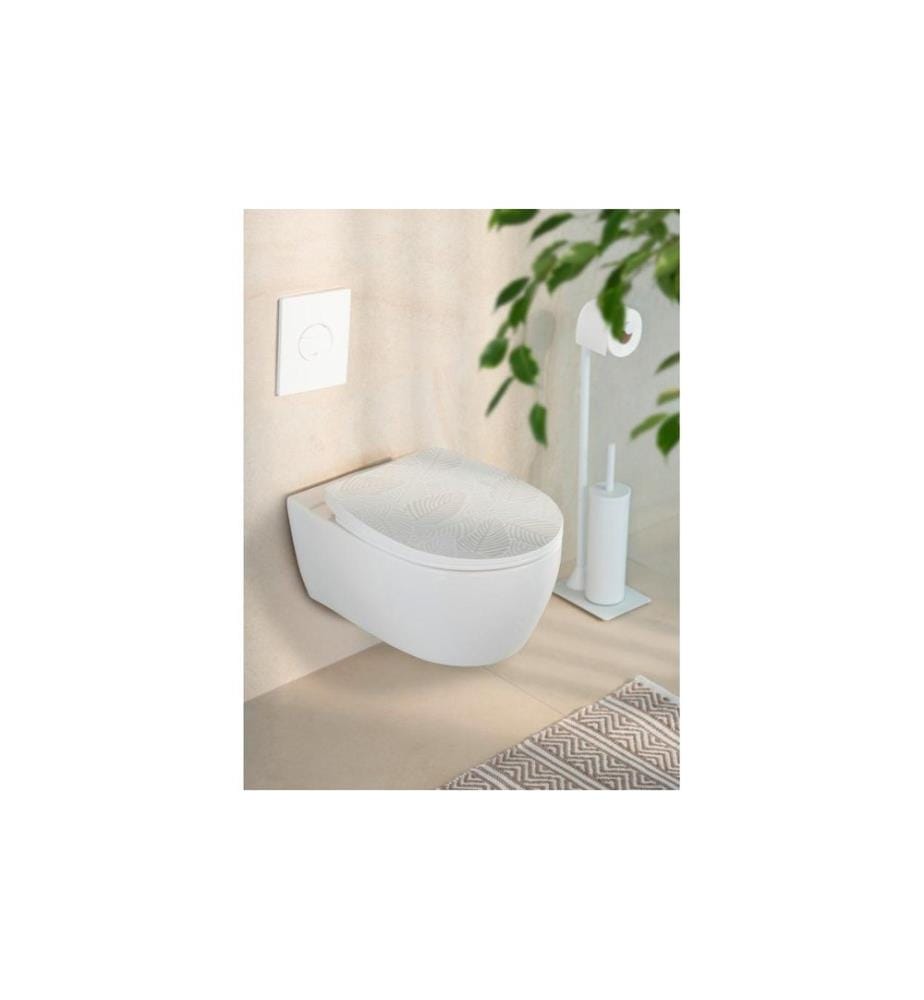 WENKO - WC Sitz Roanne Easy Close, Thermoplast, bis 350 kg